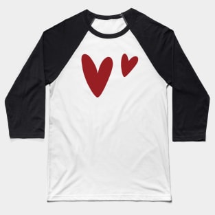 Two Little Hearts Baseball T-Shirt